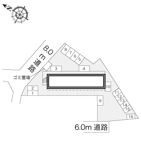 ★手数料０円★岡山市南区郡　月極駐車場（LP）